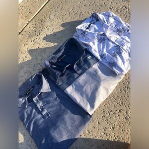 3 Travis Mathew Men’s Golf Polo Size Medium